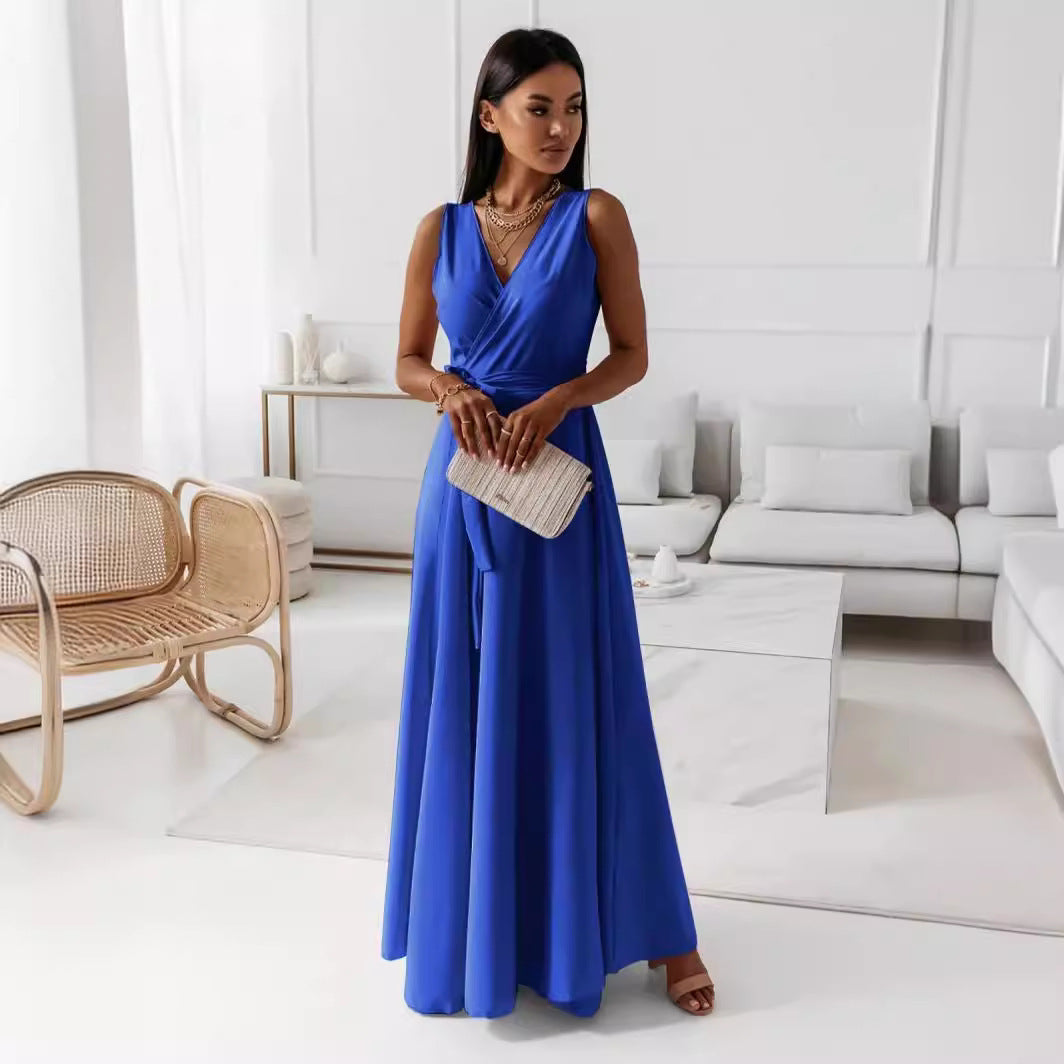 Robe Maxi Ceinturée