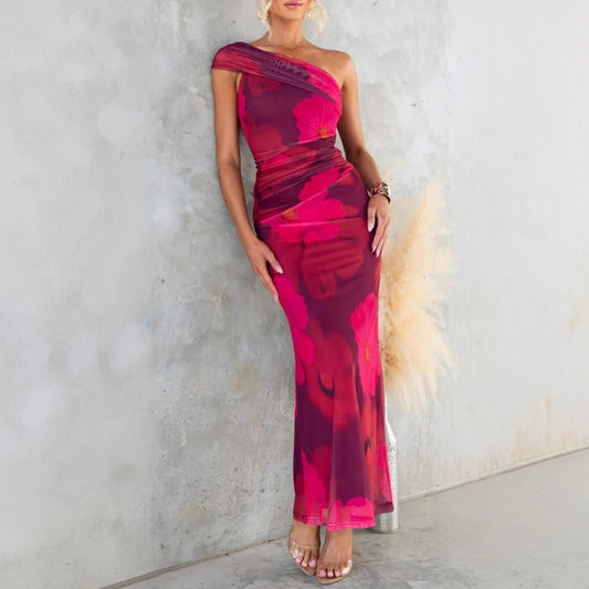 Robe Sexy à Carreaux Dos Nu