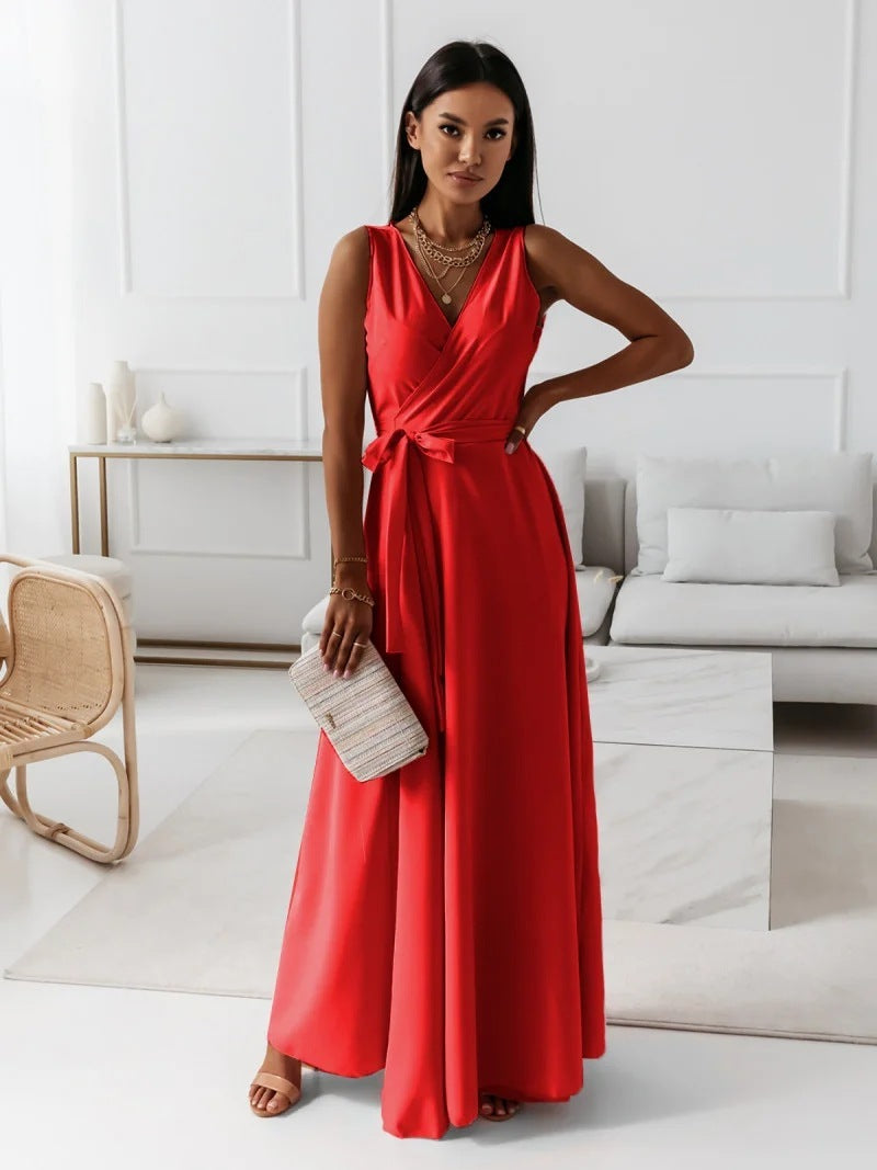 Robe Maxi Ceinturée