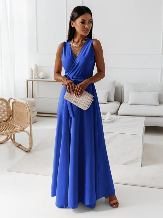 Robe Maxi Ceinturée