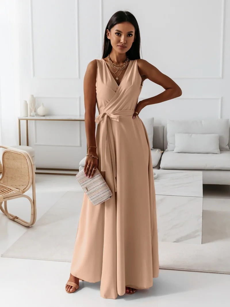 Robe Maxi Ceinturée