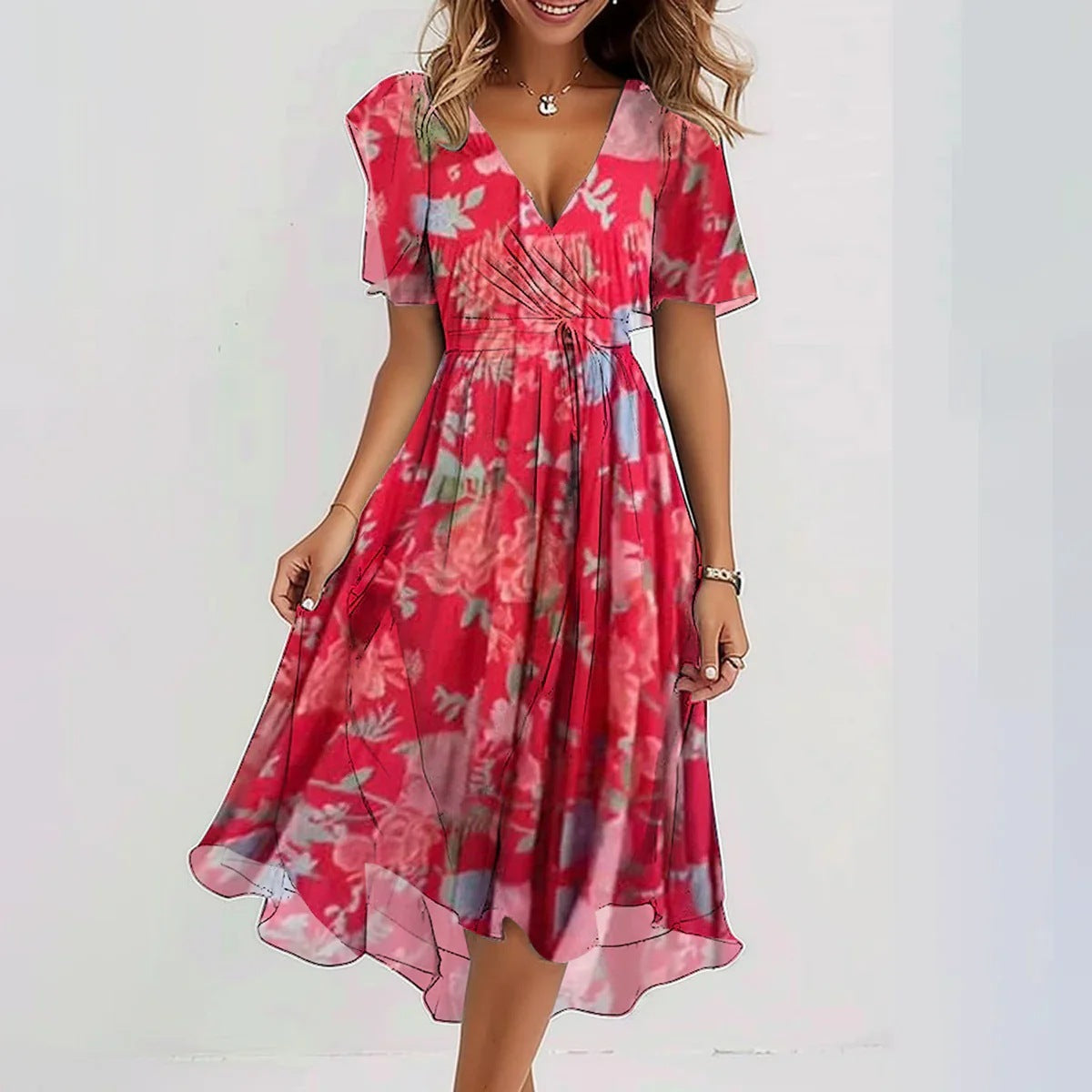 Robe Chiffon Été