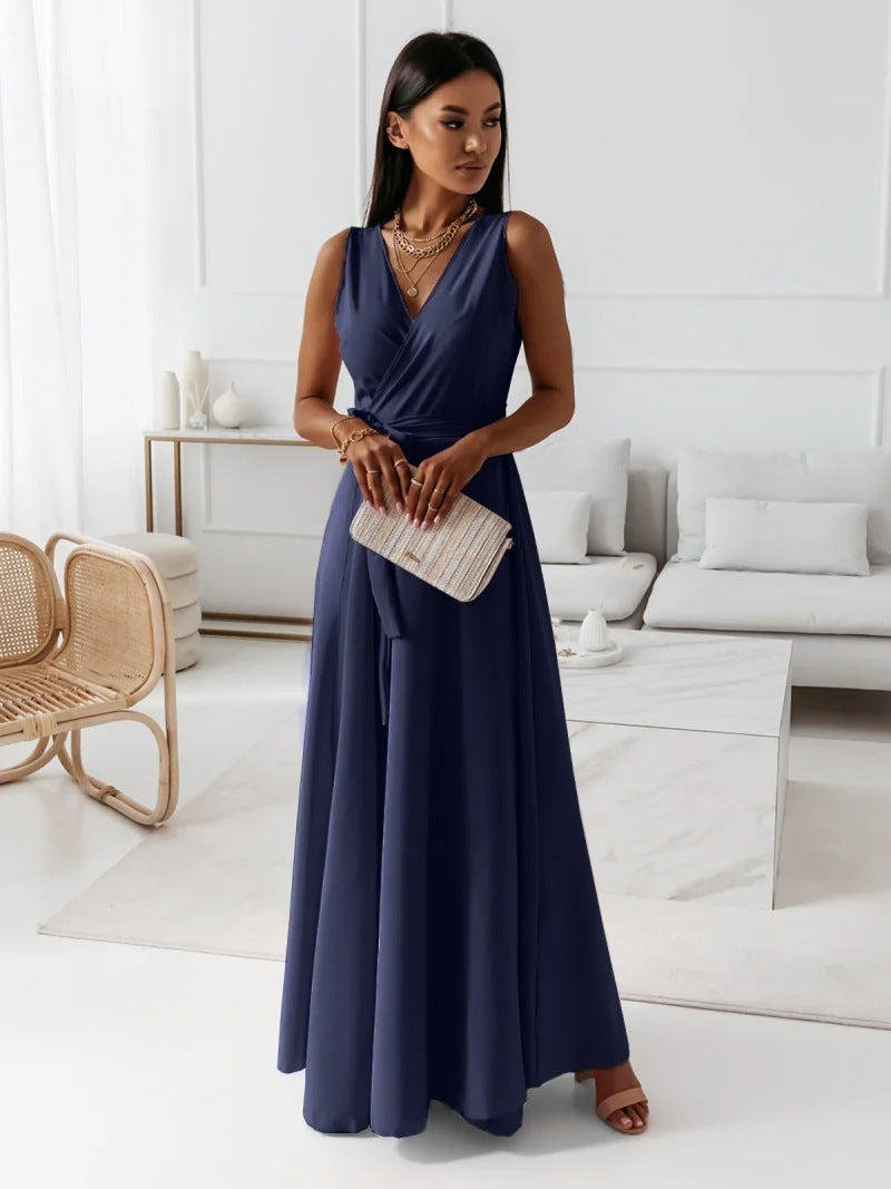 Robe Maxi Ceinturée