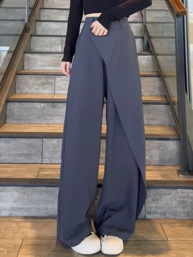 Pantalon Large Asymétrique Femme